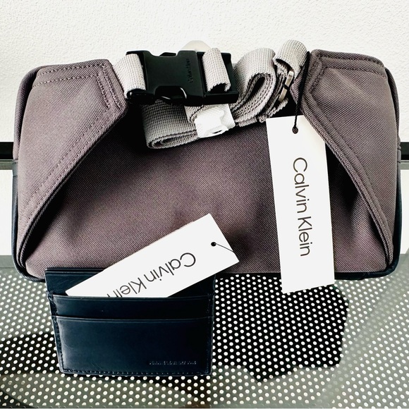 Calvin Klein Belt Bag + Leather Card Case (Bundle) - Picture 2 of 3